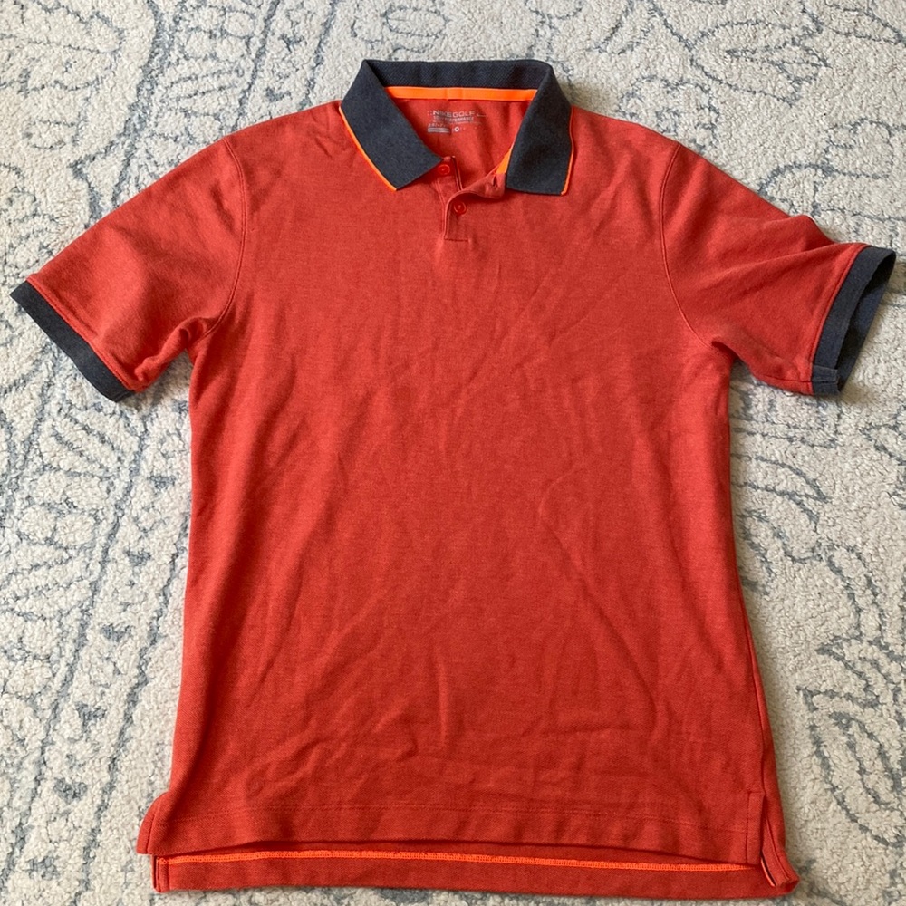 EUC Orange Nike Golf Shirt